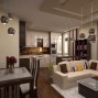 Кухня, совмещённая с гостиной — простор и комфорт