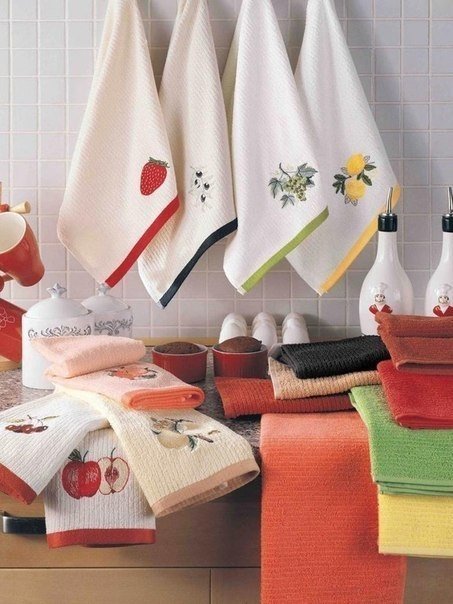 Полотенца на кухне